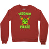 vegan pirate Crewneck Sweatshirt