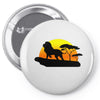 Mufasa and Simba Lion King Pin-back button
