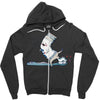 open wide Zipper Hoodie