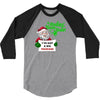 heapy new year funny santa claus christmas 3/4 Sleeve Shirt
