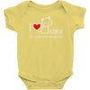 i love cats it's people who annoy me Baby Onesie