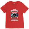 Never Underestimate A Man Who Watches Black Mirror And Was Born in V-Neck Tee