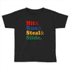 Hit Run Steal  Slide Toddler T-shirt
