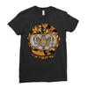 Astronaut Helmet Tiger Versace Ladies Fitted T-Shirt