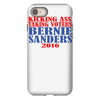 kicking ass taking voters bernie sanders for president 2016 iPhone 8