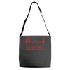for a moment there you bored me to death Adjustable Strap Totes