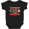 I Love Someone with Skin Cancer to The Moon and Back to Infinity Baby Bodysuit