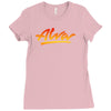 new alva skateboard skate decks logo Ladies Fitted T-Shirt