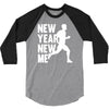 new year, new me running fitness 3/4 Sleeve Shirt