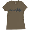 mom life svg Ladies Fitted T-Shirt