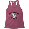 best cat dad ever Racerback Tank