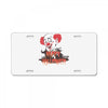 happy halloween clown License Plate