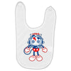 skull bolt Baby Bibs