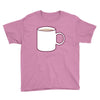 glass and coffee Youth Tee