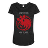 mother of cats Maternity Scoop Neck T-shirt