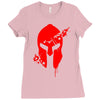 bullshirt's mens bloodied Ladies Fitted T-Shirt