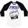 focus and than capture it 3/4 Sleeve Shirt