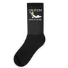caution men at work Socks