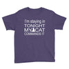 cat command Youth Tee