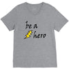 be a hero V-Neck Tee