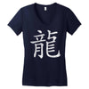 Kanji - Dragon Women's V-Neck T-Shirt