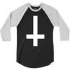 wasted youth inverted cross indie geek swag funny 3/4 Sleeve Shirt