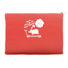 never give up on dreams ladies fitted Accessory Pouches
