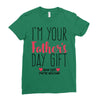 I'm Your Father's Day Gift Mom Says You're Welcome Ladies Fitted T-Shirt