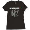 n64 nintendo 64 console Ladies Fitted T-Shirt