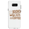 books and cats and coffee Samsung Galaxy S8
