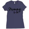 mommy to be Ladies Fitted T-Shirt