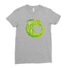alien ouroboros Ladies Fitted T-Shirt