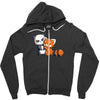 panda hug Zipper Hoodie