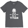 my other ride is a titan V-Neck Tee