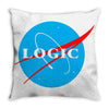 logic nasa Throw Pillow