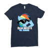 deal with it Ladies Fitted T-Shirt
