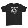 fishing is my cardio Youth Tee