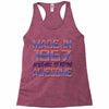 made in 1967 50 years of being awesome Racerback Tank