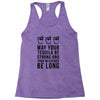 may your tequila be strong and your weekends be long Racerback Tank