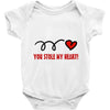 you stole my heart (2) Baby Onesie