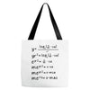 X-Mas Math Tote Bags