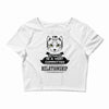 I Am Cat Actually In A Very Commited Relationship Crop Top