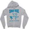 shuffle feel the movement Zipper Hoodie