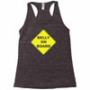 belly on board beer Racerback Tank