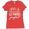 voila a quoi ressemble le papou parfait2 Ladies Fitted T-Shirt