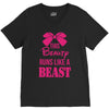 This Beauty Runs Like a Beast V-Neck Tee