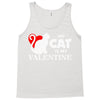 my cat is my valentine (2) Tank Top