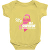 My Nana Is A Survivor Baby Onesie