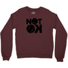 not ok baseball Crewneck Sweatshirt