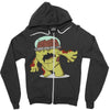 zombie monster2 Zipper Hoodie